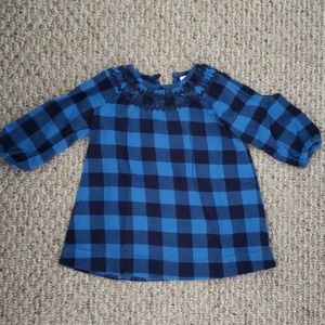 Hanna Andersson cotton flannel top/dress